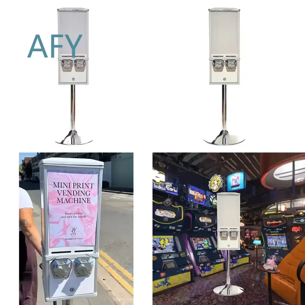 Cartoon Trading Card Sticker White Tattoo Vending Machine Token Payment SDK Function for Arcade Game Machine for Claw Machine