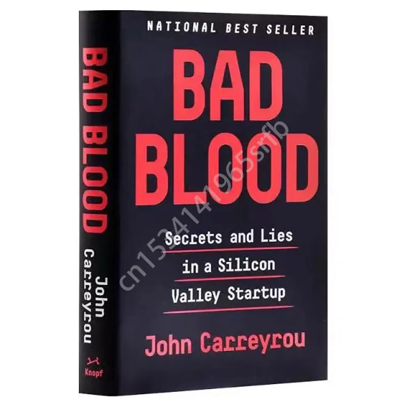 English Version Bad Blood/Blood Into Gold Reveals The Deception of Silicon Valley Unicorns Books