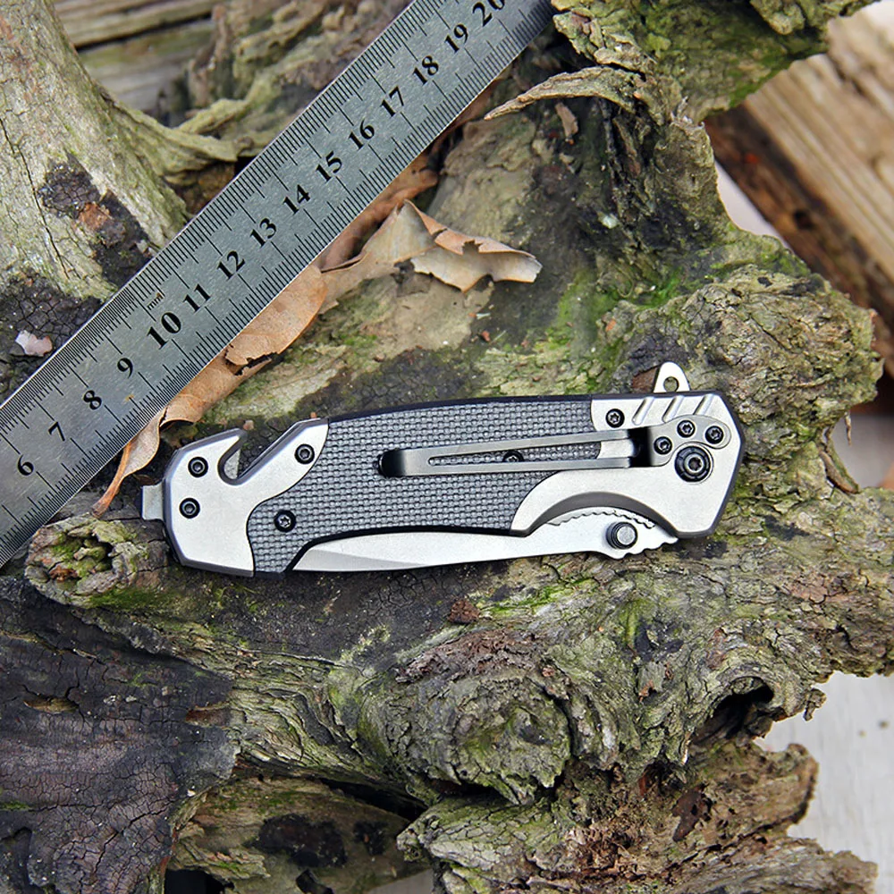 CNC Cutting Folding Knife Survival Military Tactical Knife Camping Equipment EDC Multitool Cutter Jackknife Tourist Pocket Knife