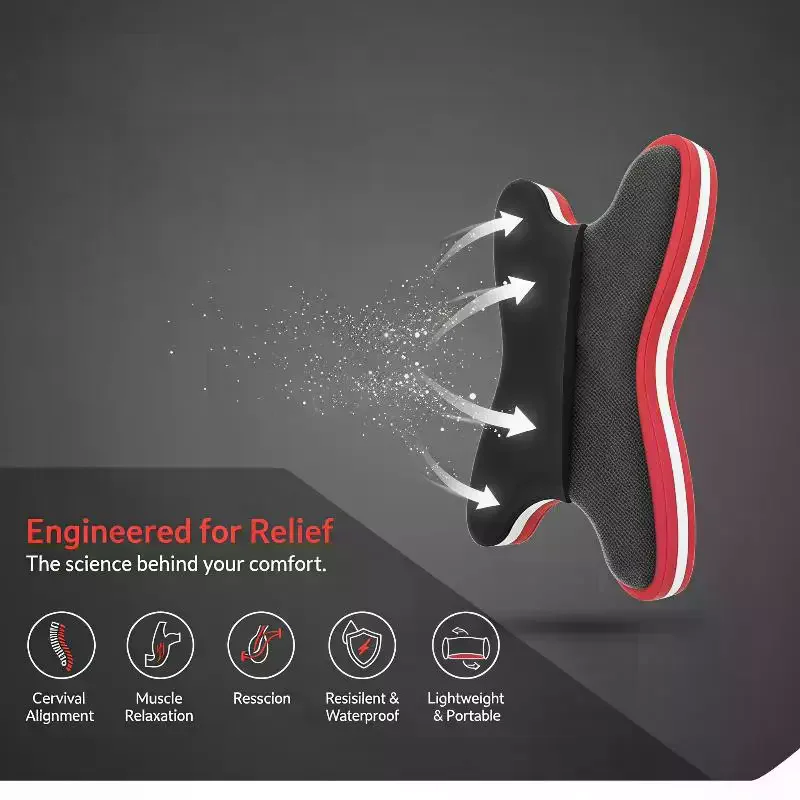 Neck Massage Stretcher Orthopedic Cervical Traction Pillow Comfortable for Sleeping Pain Relief Home Office Daily Use