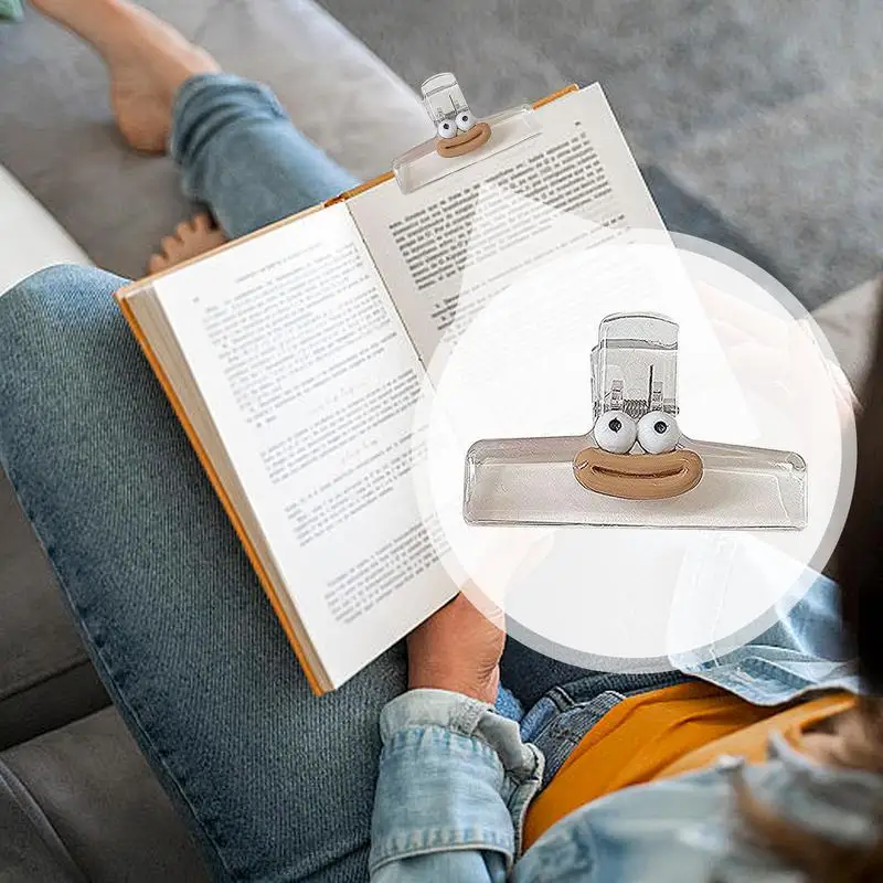 Réinitialisation de Rangement Multifonctionnel Mignon, Fichiers Importants, Dossier, Saucisse, Conception de Bouche, Transparent, Acrylique, Papier d'ret