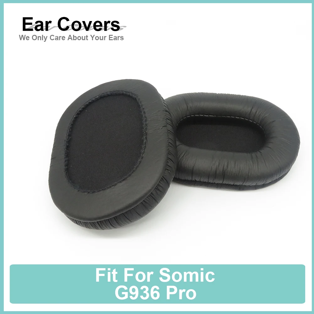 Earpads For Somic G936 Pro Headphone Earcushions Wrinkled Pads Foam Ear Pads Black Comfortable