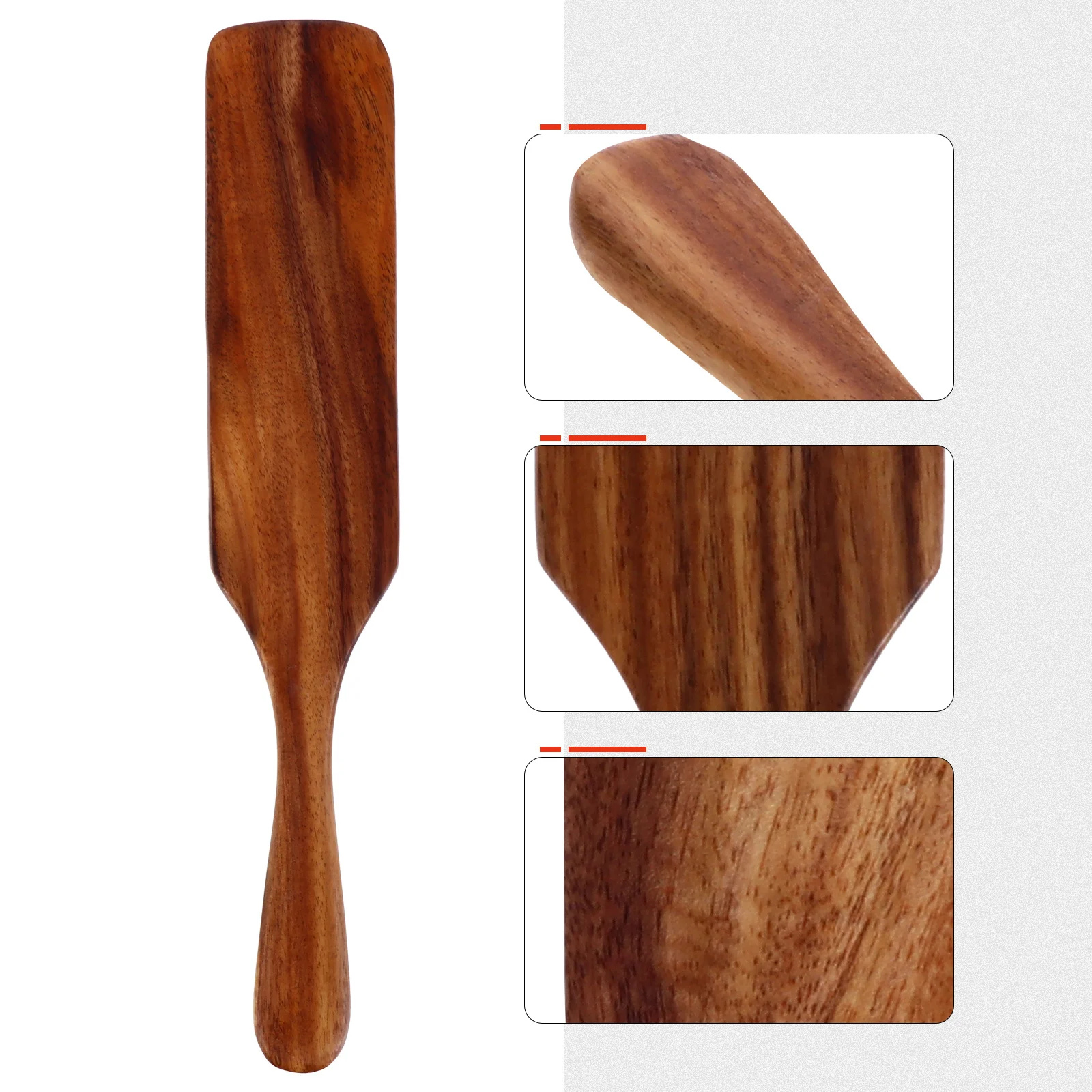 

Wooden Cooking Spatula Long Handle Non Stick Kitchen Turner Heat Resistant Wooded Utensil For Home Restaurant Use
