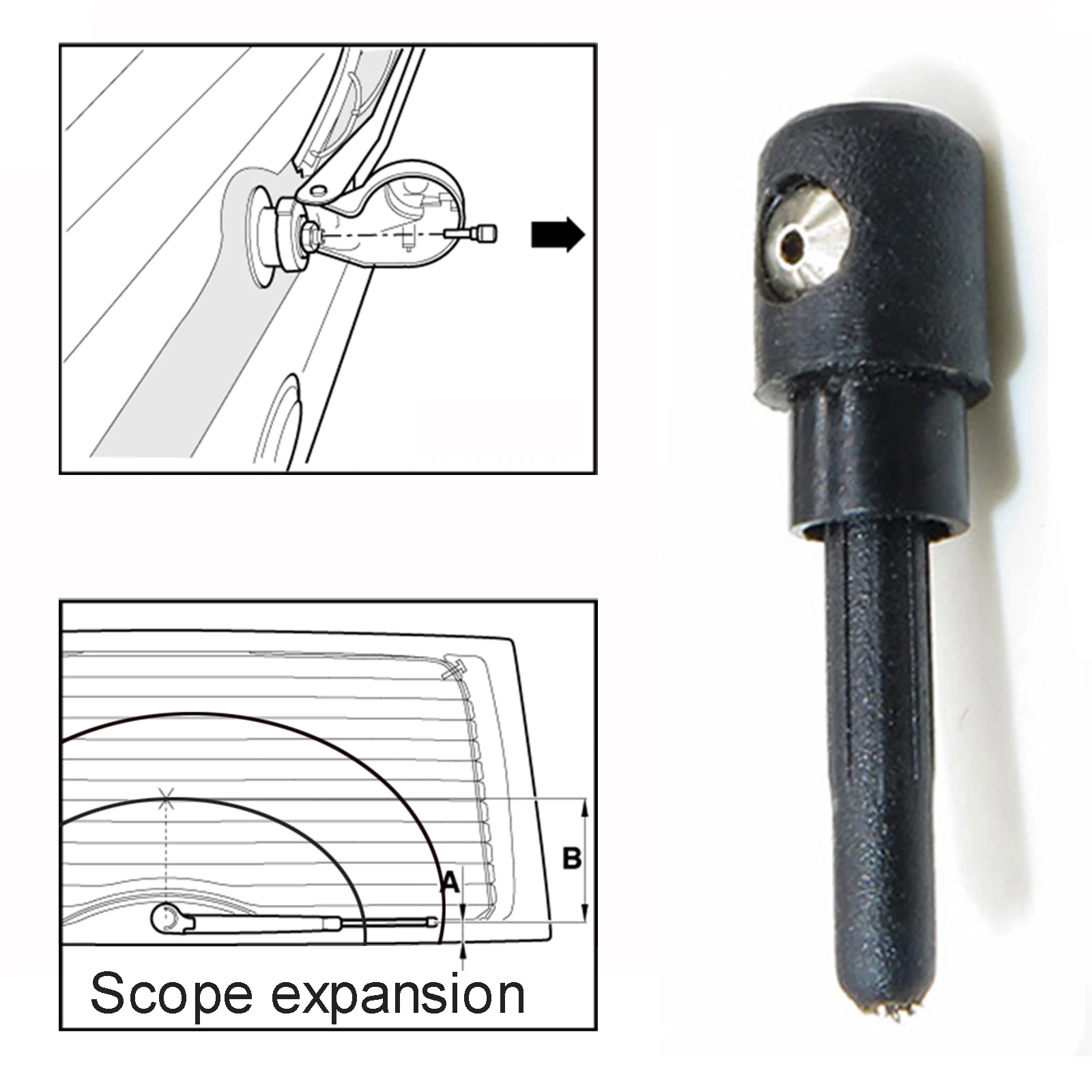 Rear Windscreen Wiper Washer Jet Nozzle Water Sprayer Outlet For BMW Mini R50 R53 1 Series E87 Honda Civic Mercedes W169 W245