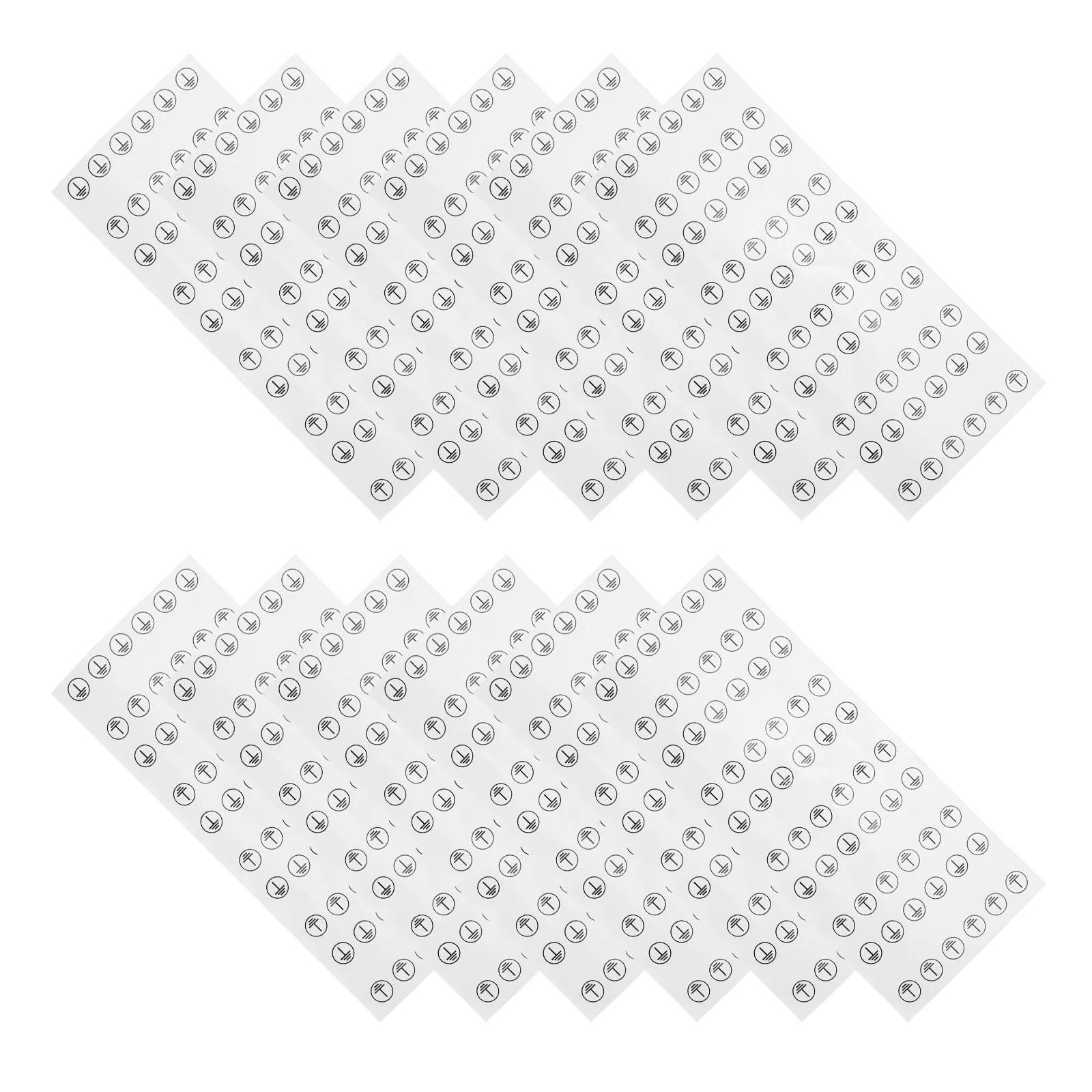 

12 листов самоклеящихся этикеток с символами заземления из ПВХ, предупреждающие наклейки для электрических систем заземления, знаки безопасности для панелей и оборудования