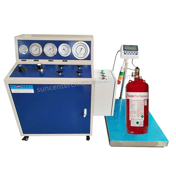 

FM200 Novec Nitrogen Fire Extinguisher Refill Machine Filling Machine