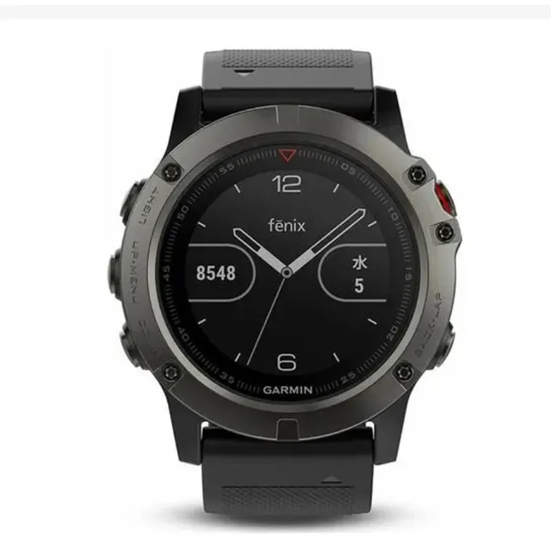 garmin fenix 5X APAC Heart rate monitoring GPS marathon Smart Watch In English