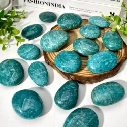 Random 1PC High Quality Amazonite Palm Natural Crystal Palm,Glitter,Jewelry Making And Decorative Stone,Birthday gift,Decoration