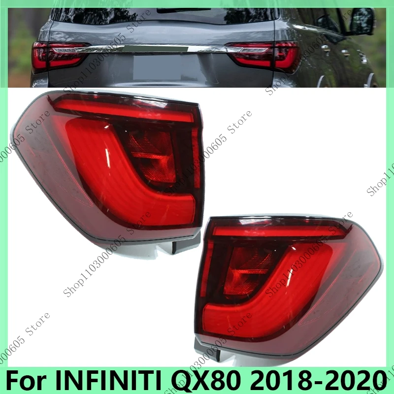 For INFINITI QX80 2018-2020 European Version Car Accessories Rear Tail Light Brake Warning Lamp Assembly 265526GW0A  265576GW0A