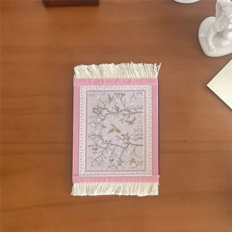 ABNL Mini Persian Woven Coasters Carpet Pattern Coaster Dining Table Decoration Technology