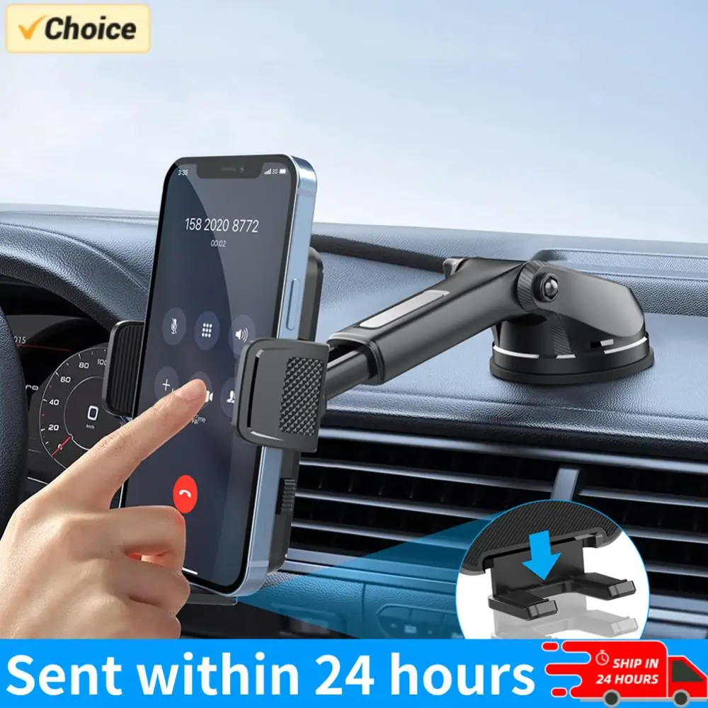 

Gravity Sucker Car Phone Holder 360° Rotation Windshield Phone Bracket Universal Auto Smartphone Stand for Trucks RVs Vehicles
