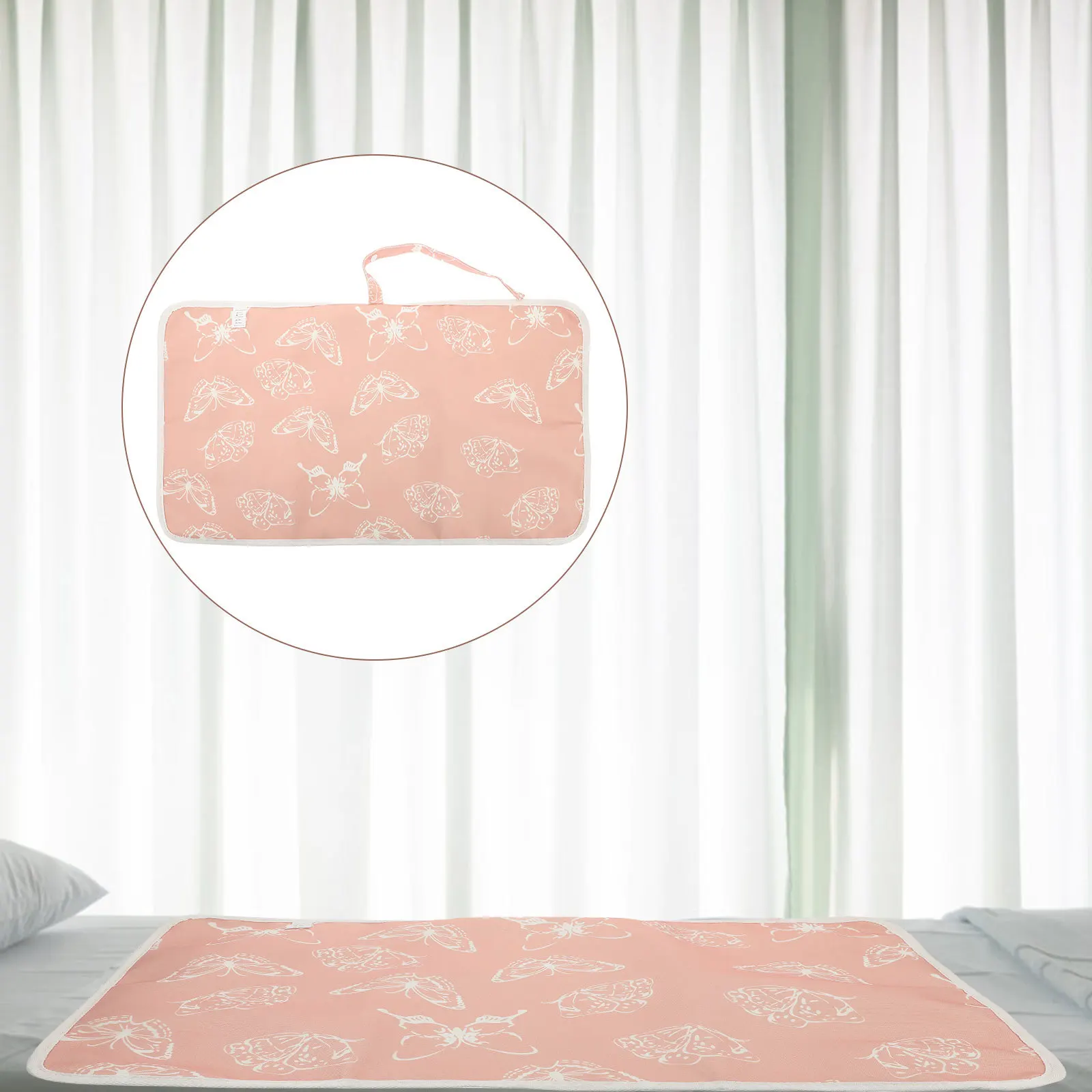 

Clothes Change Pads Baby Changing Portable Soft Travel Diaper Pink Infant Toddler