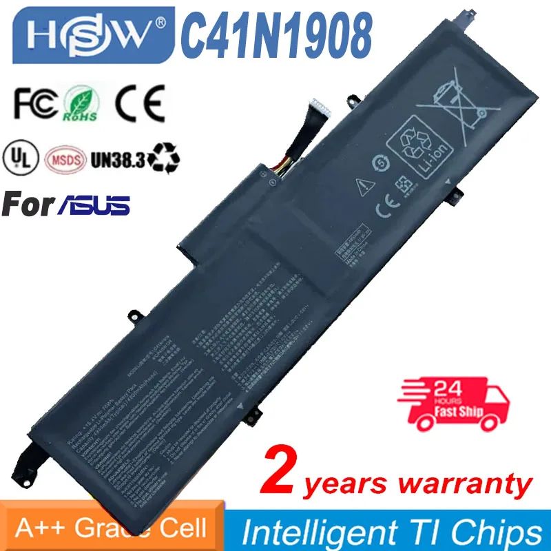 C41N1908 15.36V 76Wh Laptop Battery for Asus ROG Zephyrus G14 GA401IU GA401IV GA401II