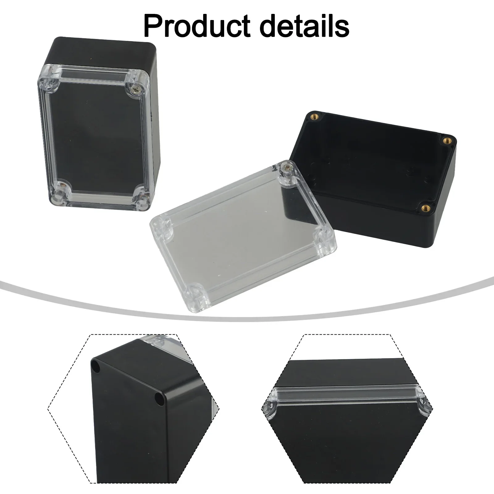 Non-static Harsh Environments Waterproof Junction Boxes Plastic Enclosure Easy To Install Good Sealing Non-corrosive