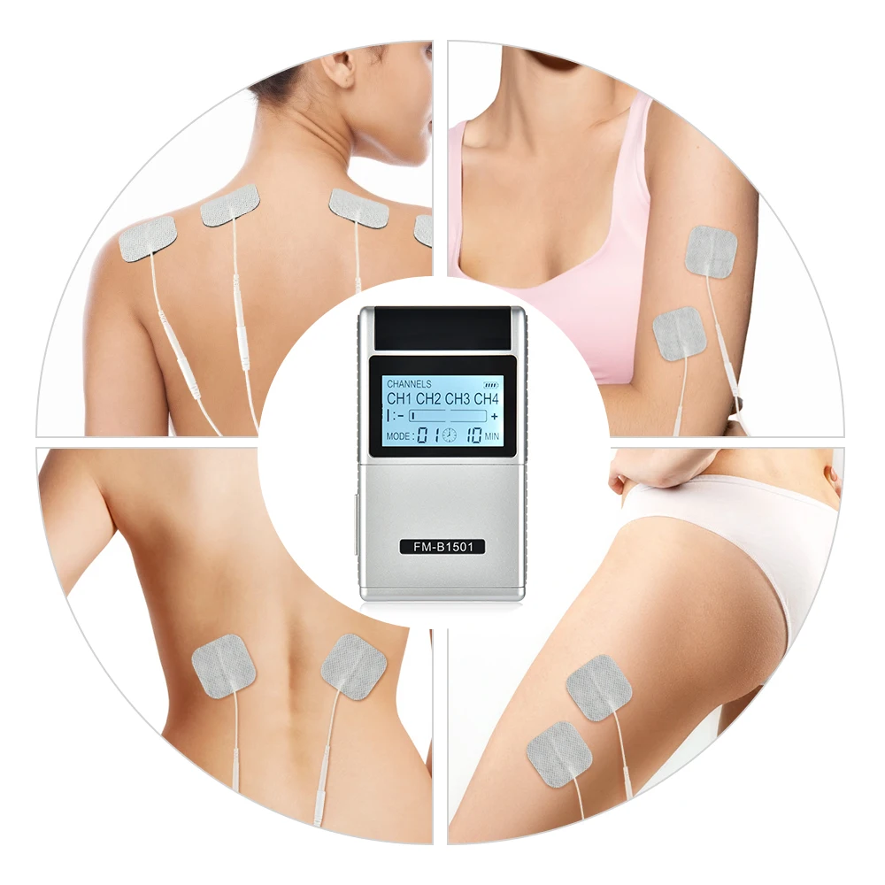 TENS EMS Electric Muscle Stimulator 15 Modes TENS Physiotherapy Pulse Back Full Body Massager Pain Relieve Health Care