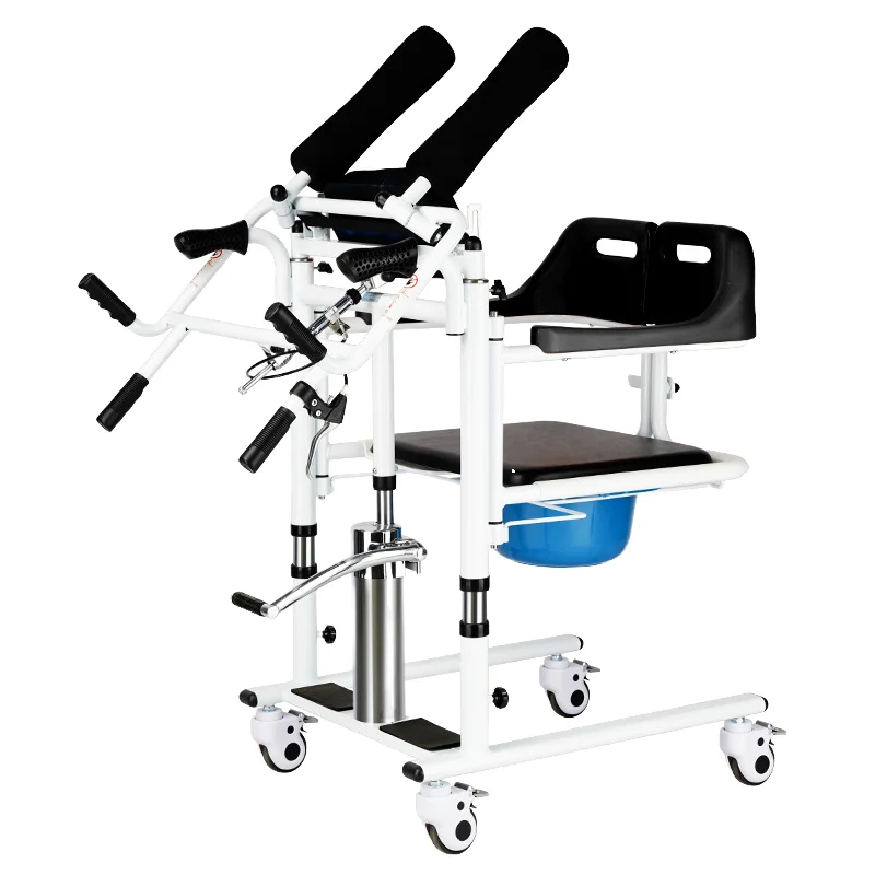 New Type Multi Functional Adjustable Class II Transfer Chair Elderly Walking Aid Rollator Stroke Hemiplegia Disabled