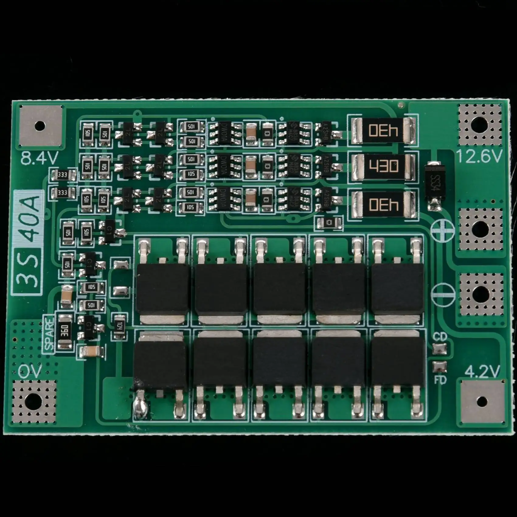 Ingenious-5X 3S 40A For Screwdriver 12V Li- 18650 Bms Pcm Battery Protection Board Bms Pcm With Balance Liion Battery Cell Pa