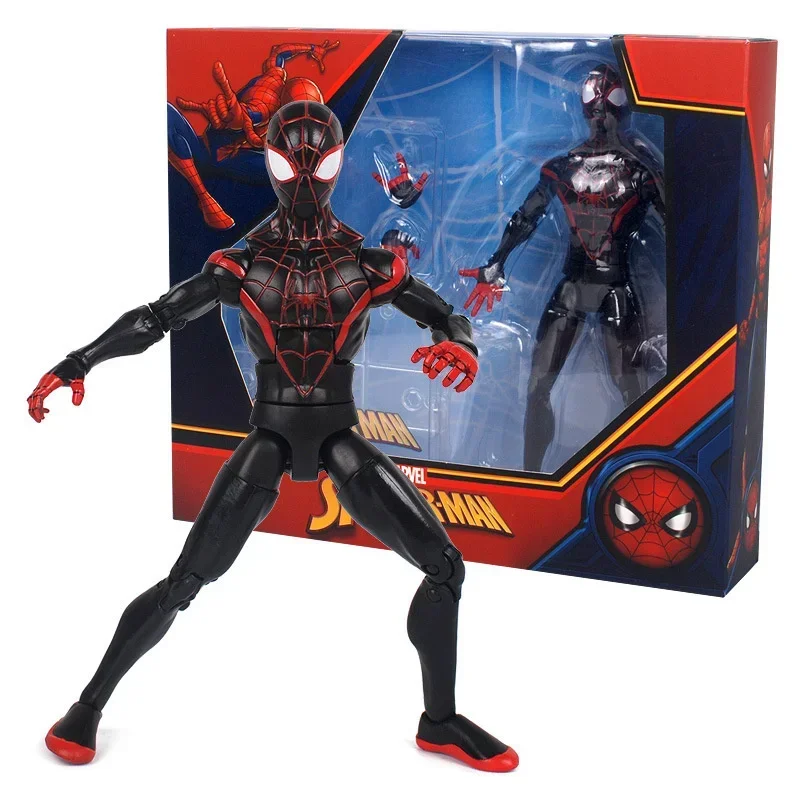 Marvel Legends Avengers Spider Man Into The Spider Verse Action Figure Pvc Ghost Spider Figma Movie Model Collection Toys Gift