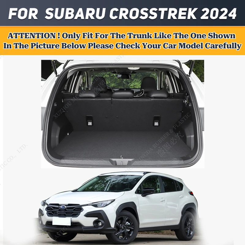 Car Floor Mats For SUBARU Crosstrek 2024 Car Trunk Mat Custom Auto Foot Pads Carpet Cover Interior Accessories