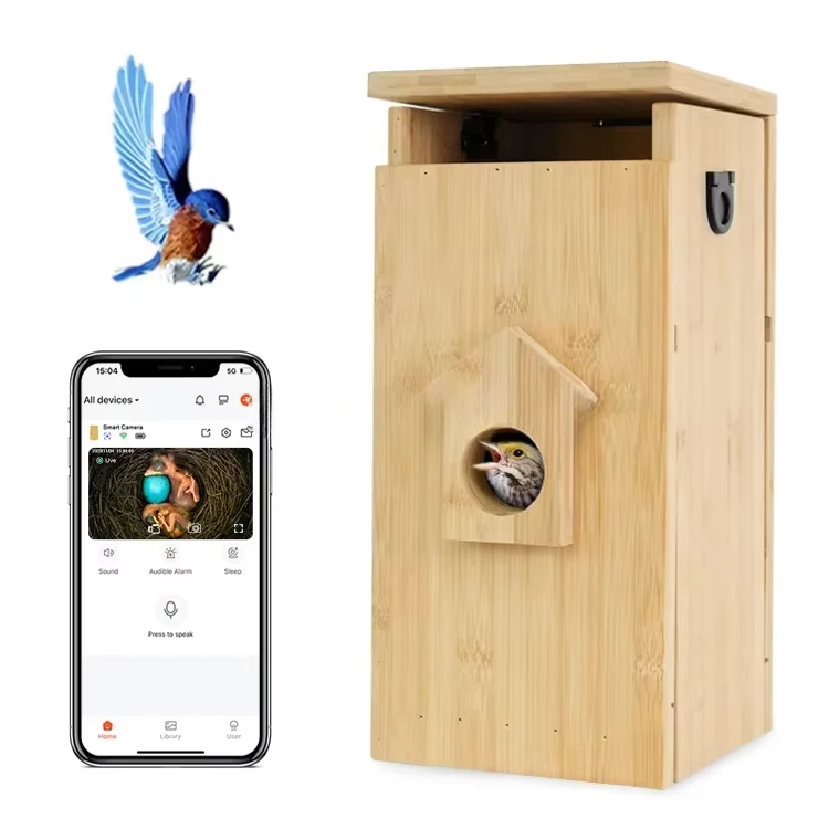 

Smart Garden Bird Feeder with Outdoor Wildlife ing Remote Viewing AI bird feeder