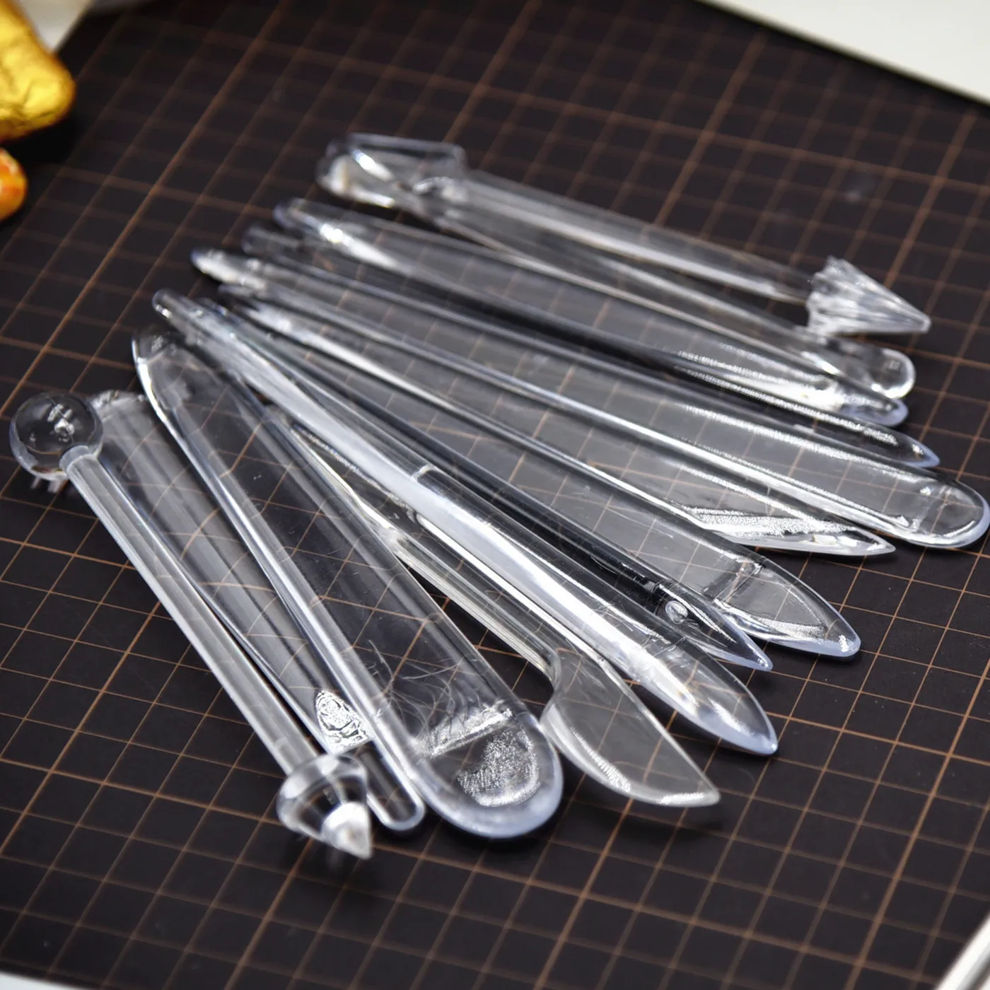 13pcs Soft Ceramic Pottery Polymer Clay Dough Plastic Modeling Garage Kit Engraving Sculpture Tool