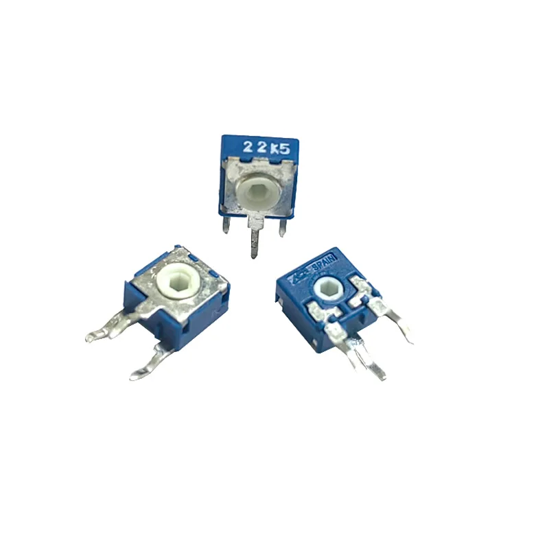 10PCS CA6 Imported Spanish PIHER trimmer potentiometer 6mm PT06-22K Vertical adjustable resistor hexagonal hole