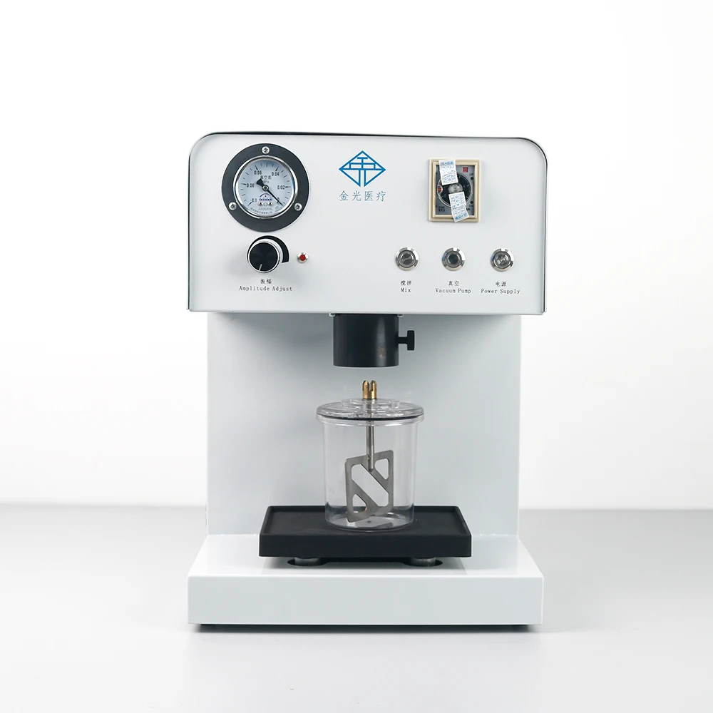 

Dental Lab Equipment Vacuum Mixer Plasters Investments and Silicones Mixing Machine with Pump