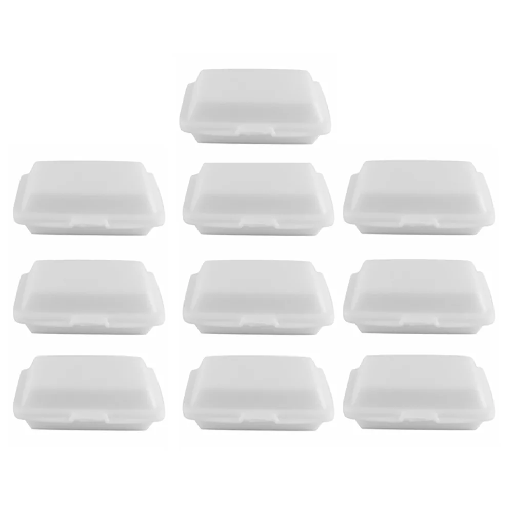 

10 Pcs Cassette Mini Lunch Box Boxes Cooler Plastic Dollhouse Takeaway Adornments