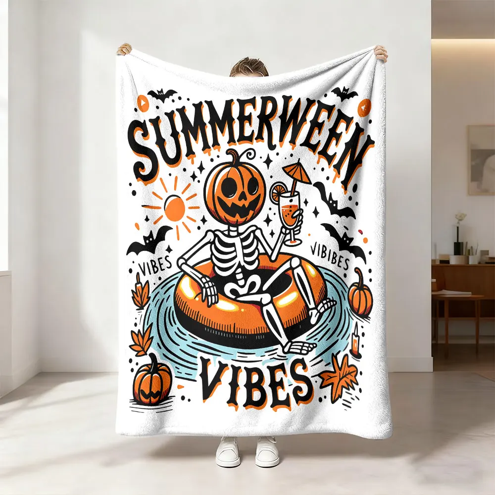 1pc pumpkin skull summer vacation 