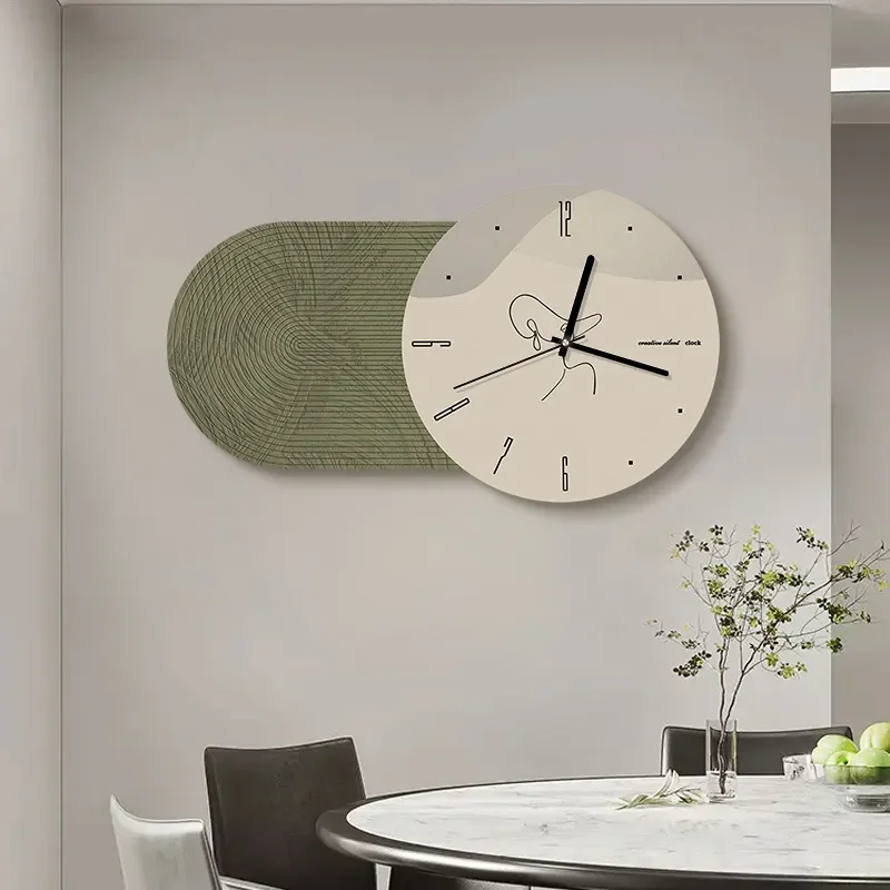 Nordic Art Wall Clock Creative Personality Living Room Home Silent Clock Modern Simple Internet Celebrity Fashion Wall Clock