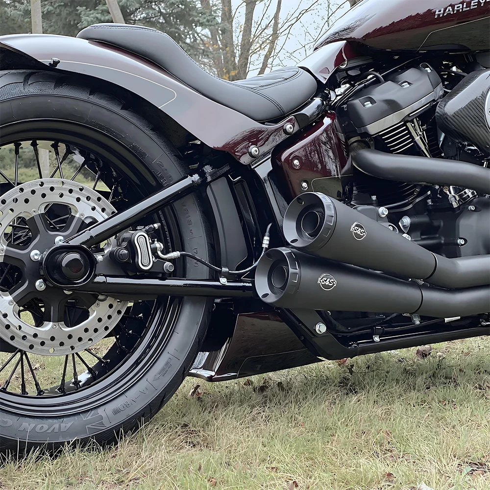 

18-25 ДЛЯ HARLEY SOFTAIL STREET BOB FXBB BREAKOUT FAT BOY LOW RIDER FXBR FXBRS 2019 2020 Модель ЧЕРНАЯ ЗАДНЯЯ РАМА CHIN SPOILER