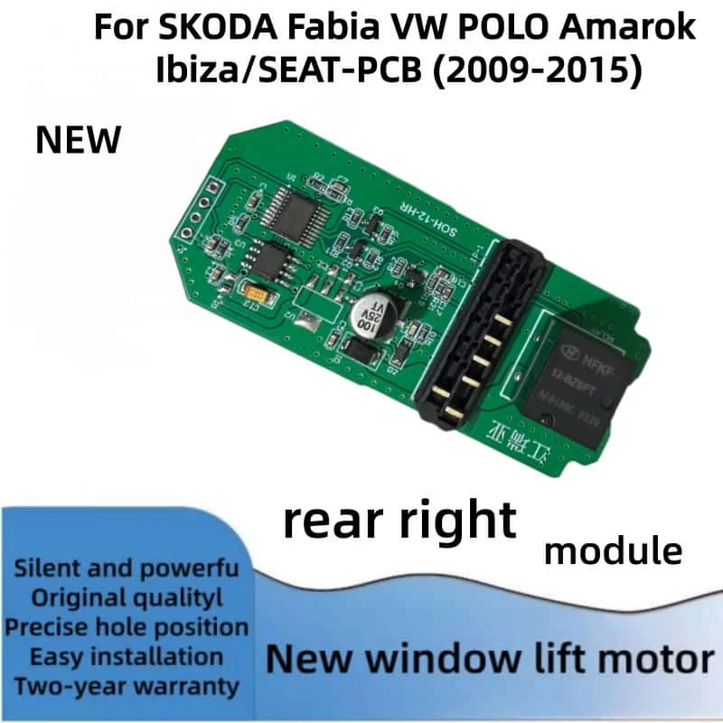 Venstermotor module printplaat voor VW Polo Amarok Skoda Fabia Rapid SEAT Ibiza 6j 6R0959801 6R0959802 6R0959811 6R0959812