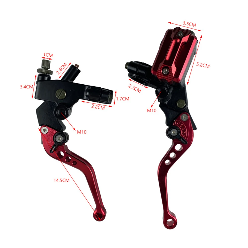 Универсальный главный тормозной цилиндр мотоцикла 22 мм, гидравлический рычаг сцепления, регулировка тормозной муфты, ручка для мотоцикла Honda