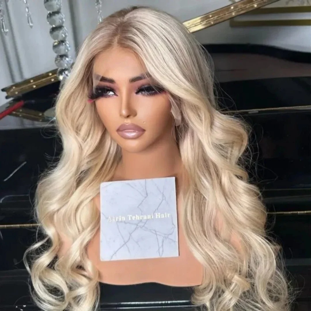 الاصطناعية الدانتيل الباروكات للنساء أومبير أشقر فاتح مزيج الملونة غلويليس الباروكات قبل قطعها شعري طبيعي رخيصة الباروكات تأثيري #4