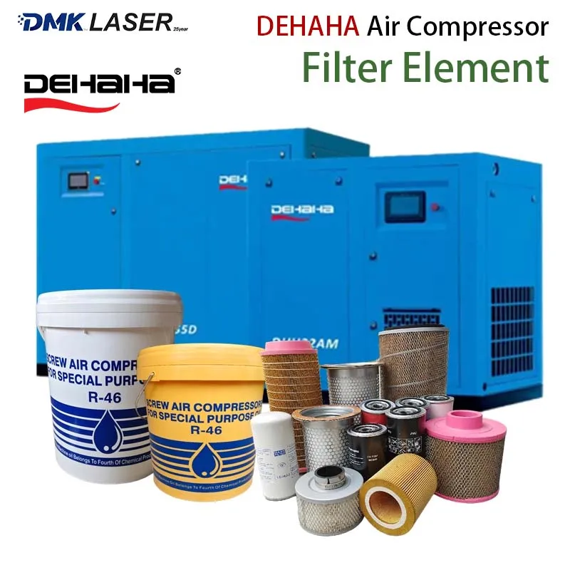 

DEHAHA Air Compressor Filter Element Accessories Air Filter Oil-gas Separator Filter Cartridge For Laser Cutting/Welding Machine