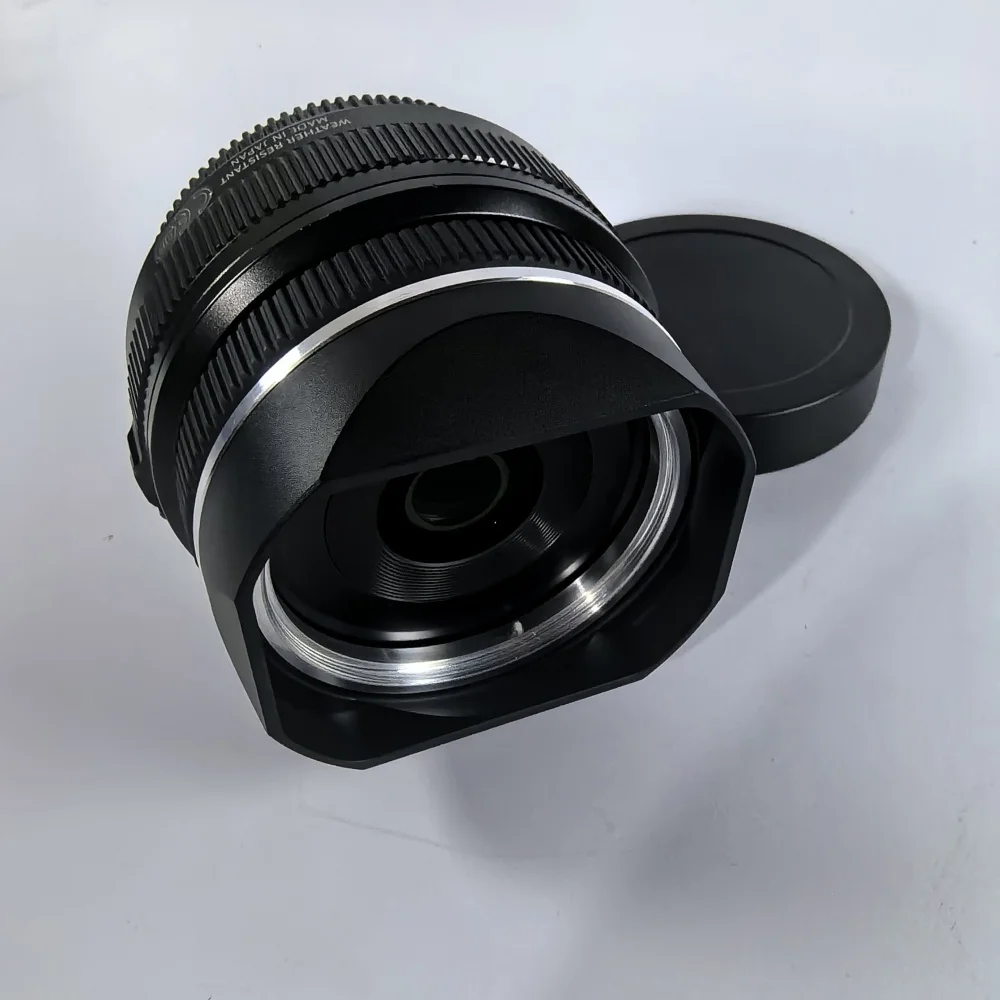 

GF50F3.5 Lightweight Square Metal Camera Lens Hood for Fujifilm GF50mmF3.5 Hood Lens with Cap Replaces Photography Accessories