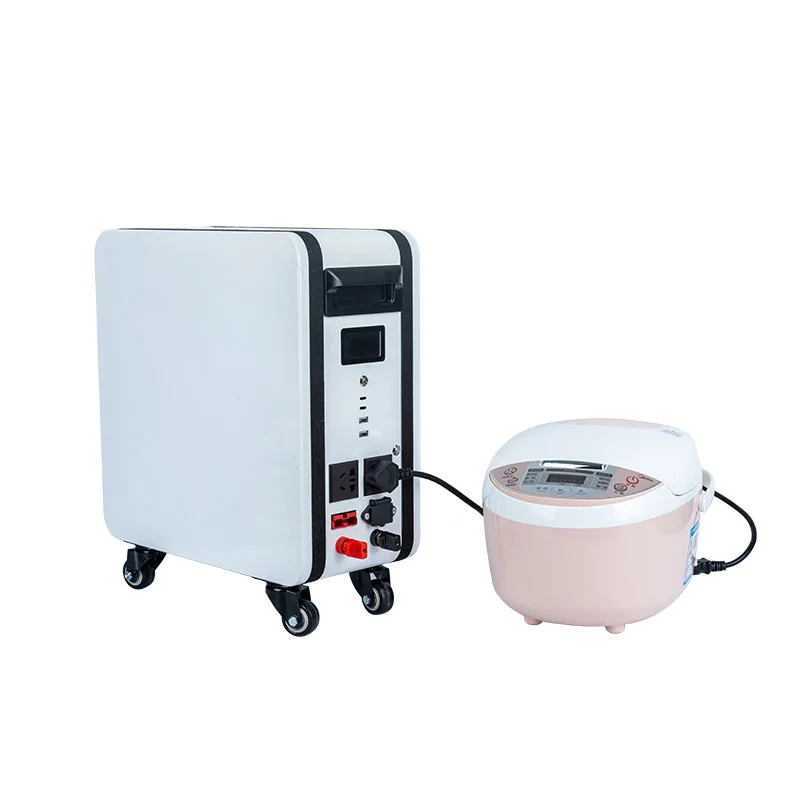 

Portable Power Station 2000W 220V Battery Backup Outdoor Emergency Solar Generator Power Supply