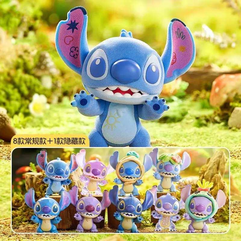 Miniso Stitch Blind Box Disney Lilo & Stitch Cool Transformation Series Blind Box เครื่องประดับโต๊ะน่ารัก