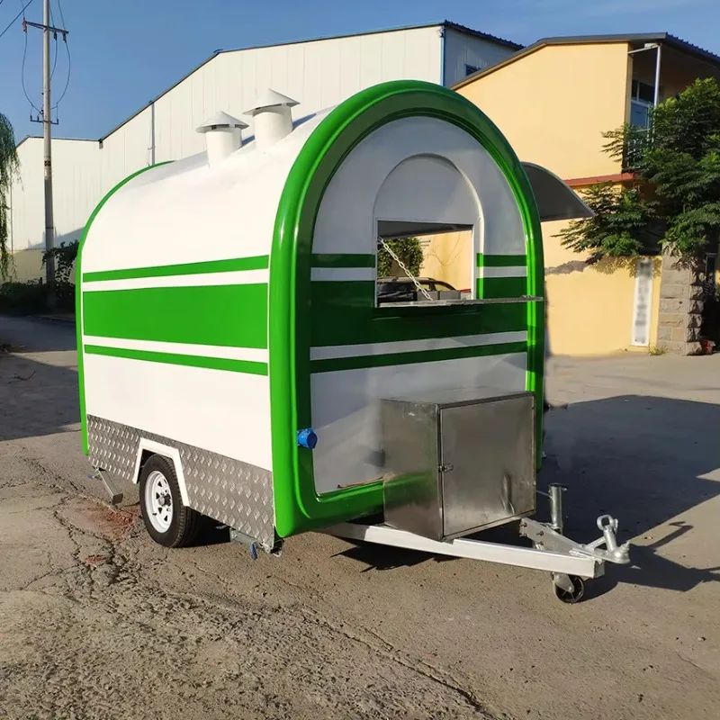Customized Ice Cream Beer Bar Hot Dog Kitchen Trailer Food Cart Mobile Restaurant Truck Food Truck Mobile Food Truck Trailer