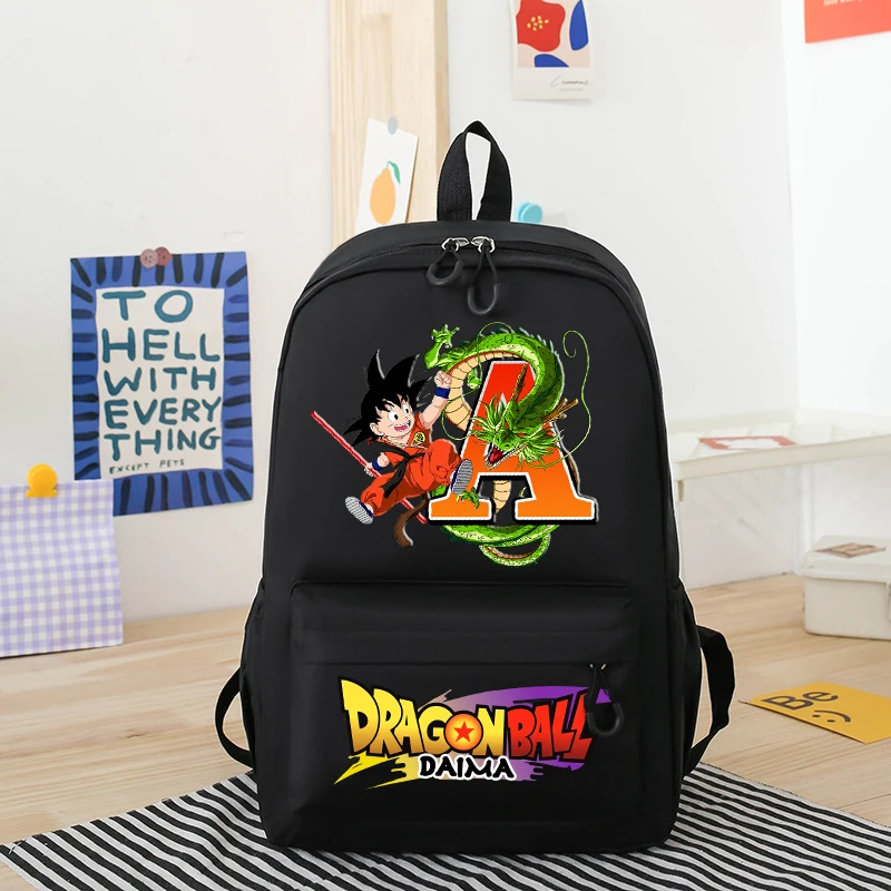 Dragons Ball Boy Backpack Teenager SchoolBag Cartoon Large Capacity Knapsack Student Rucksack Men Travel Storage Bag Backpacks