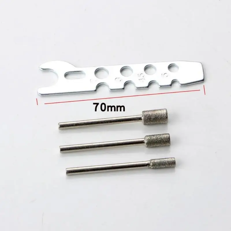 Electric Chainsaw Sharpening Kit Grinding Polish Serrated Chain Tool Power Accessory for Saw Maintenance
