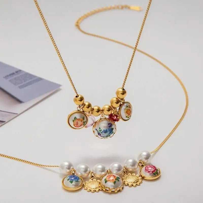 Elegant Sequined Chain Jewelry Decorated With Blossomy Enchantment Old Creative