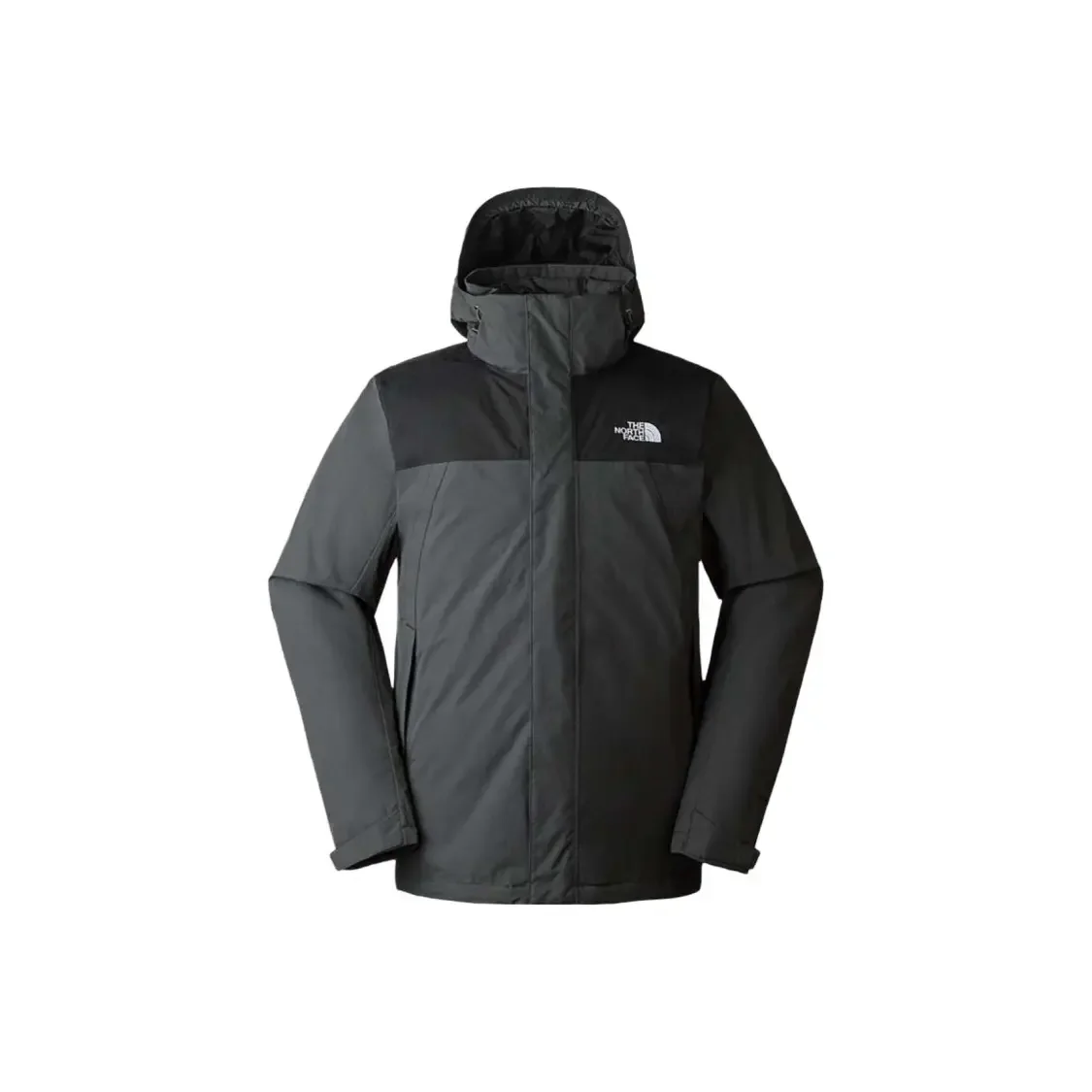 THENORTH FACE sports hooded down liner 3-in-1 outdoor waterproof and windproof goose down jacket men's dark gray NF0A892A-0C5