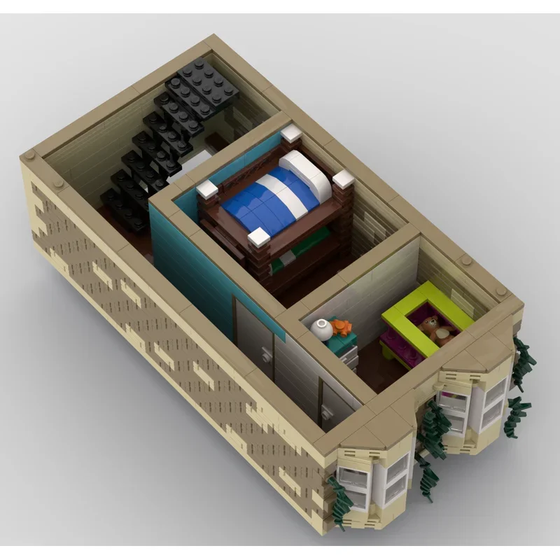 Moc Bausteine San Fransisco Haus Modell Technologie Ziegel City Street View Modell DIY Montage Urlaub Bau Spielzeug