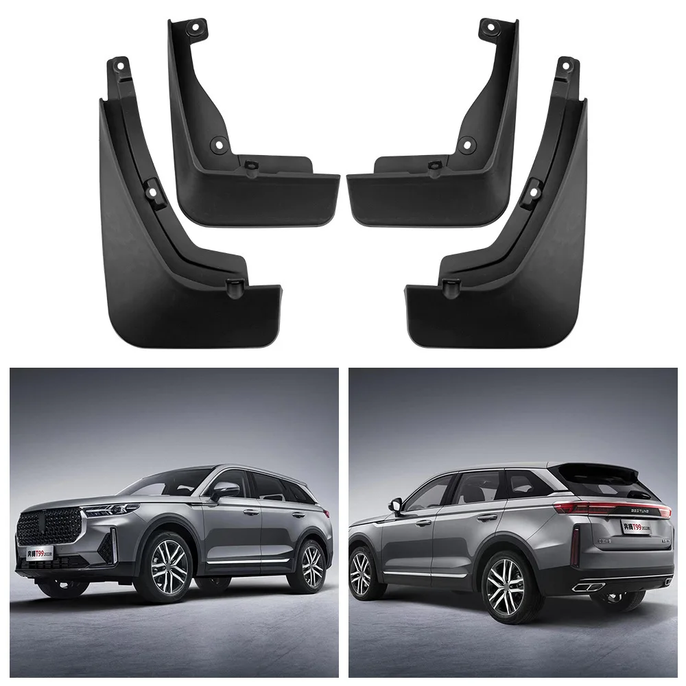 For Besturn T99 2020-2023 Direct Fit Durable Soft Rubber Mudguards Tire Splash Guards Cross Border Export Auto Accessories