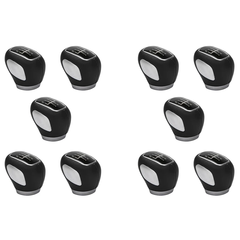 10X 5 Speed Manual Gear Shift Knob Shifter Lever Head For Chevrolet Cruze 2009-2015