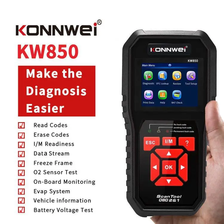 AUTOPHIX OM900 Black OBD2 EOBD Car Engine Fault Diagnostic Scanner Code Reader
