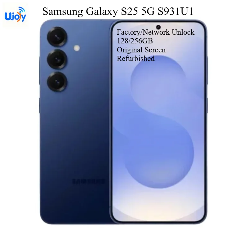 Original Screen Factory/Network Unlock Samsung Galaxy S25 5G S931U1 6.2 