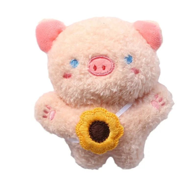 ตุ๊กตาสัตว์น่ารักขนาดเล็ก 50 ชิ้น จี้ห้อยกระเป๋า หมู แกะ ลิง ขายส่ง อุปกรณ์ตกแต่งสมุดบันทึกนักเรียน