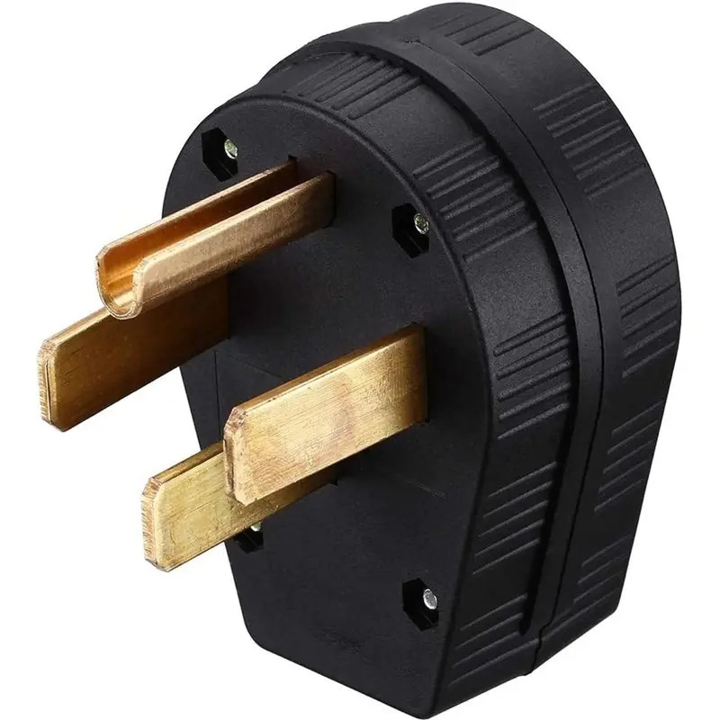 ABLN-US Power Plug 14-50P, 50-Amp 4-Prong 125-250V Straight Blade Male For Dryer RV Generator US PLUG